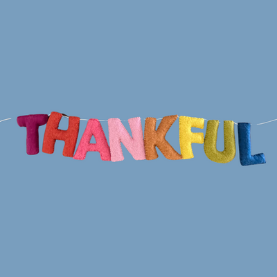 Thankful -JOY FELTS Garland