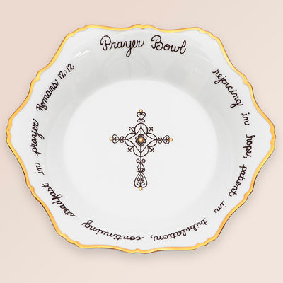 The Celeste Prayer Bowl -Romans 12:12 | PrayerBowls