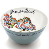 The Josephine PrayerBowl- Hand-Painted Porcelain Christian Gift- Psalm 91:4