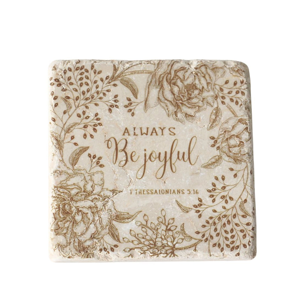 Scripture Stone Coaster