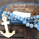 Blessing Beads with Heart, Anchor & Star