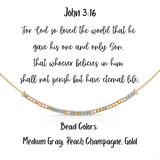 Scripture Jewelry in Morse Code