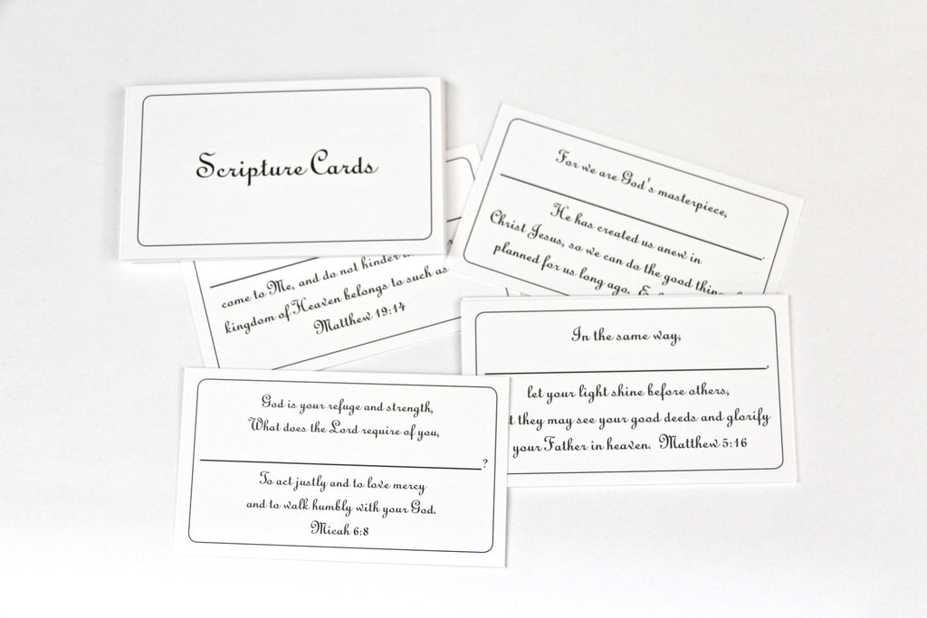 Scripture Cards- Scripture Verses for Daily Inspiration | PrayerBowls